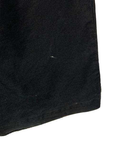 COMME des GARCONS HOMME（コムデギャルソン オム）COMME des GARCONS HOMME (コムデギャルソン オム) モールスキンワイドパンツ/Moleskin wide leg pants ブラック サイズ:Mの古着・服飾アイテム