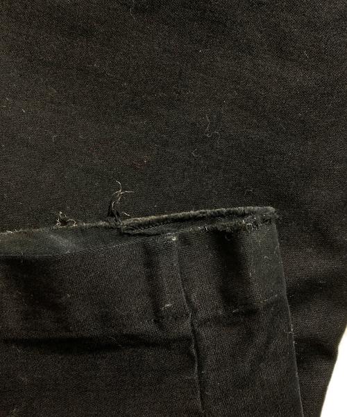 COMME des GARCONS HOMME（コムデギャルソン オム）COMME des GARCONS HOMME (コムデギャルソン オム) モールスキンワイドパンツ/Moleskin wide leg pants ブラック サイズ:Mの古着・服飾アイテム