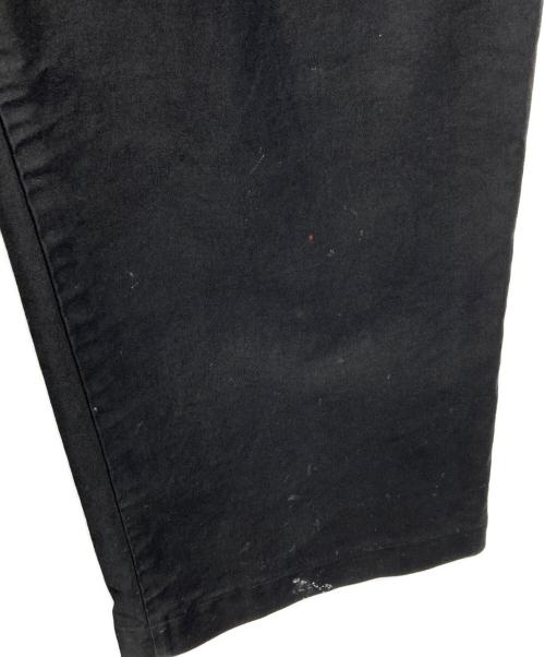 COMME des GARCONS HOMME（コムデギャルソン オム）COMME des GARCONS HOMME (コムデギャルソン オム) モールスキンワイドパンツ/Moleskin wide leg pants ブラック サイズ:Mの古着・服飾アイテム