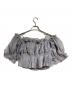 Snidel (スナイデル) ギャザーオフショルブラウス/Gathered off-the-shoulder blouse グレー サイズ:F：8000円