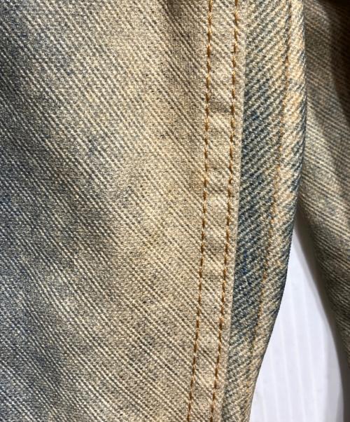 Acne studios（アクネ ストゥディオズ）Acne studios (アクネ ストゥディオズ) トロンプルイユテディベアプリントルーズフィットジーンズ - 1981 インディゴ×ベージュ サイズ:Mの古着・服飾アイテム