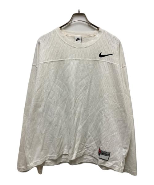NIKE（ナイキ）NIKE (ナイキ) stussy (ステューシー) DRI FIT MESH JERSEY ホワイト サイズ:Lの古着・服飾アイテム
