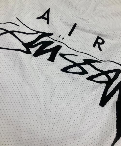 NIKE（ナイキ）NIKE (ナイキ) stussy (ステューシー) DRI FIT MESH JERSEY ホワイト サイズ:Lの古着・服飾アイテム