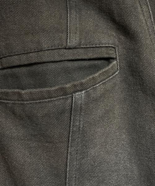 HYEIN SEO（ヘインソ）HYEIN SEO (ヘインソ) CURVED FLAP POCKET WITH PLEATS CARGO PANTS/カーゴパンツ ブラック サイズ:2の古着・服飾アイテム