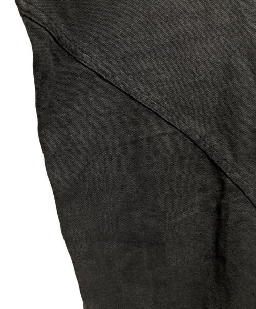 HYEIN SEO（ヘインソ）HYEIN SEO (ヘインソ) CURVED FLAP POCKET WITH PLEATS CARGO PANTS/カーゴパンツ ブラック サイズ:2の古着・服飾アイテム