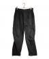 HYEIN SEO（ヘインソ）の古着「CURVED FLAP POCKET WITH PLEATS CARGO PANTS/カーゴパンツ」｜ブラック