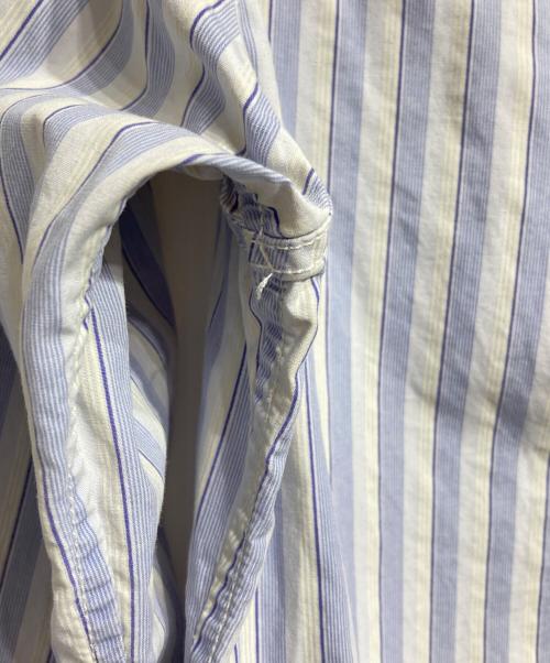 RRL（ダブルアールエル）RRL (ダブルアールエル) ストライプシャツ/striped shirt ブルー サイズ:3の古着・服飾アイテム