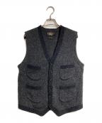 RRLダブルアールエル）の古着「ウールヘリンボンジレ/Wool herringbone vest 」｜グレー