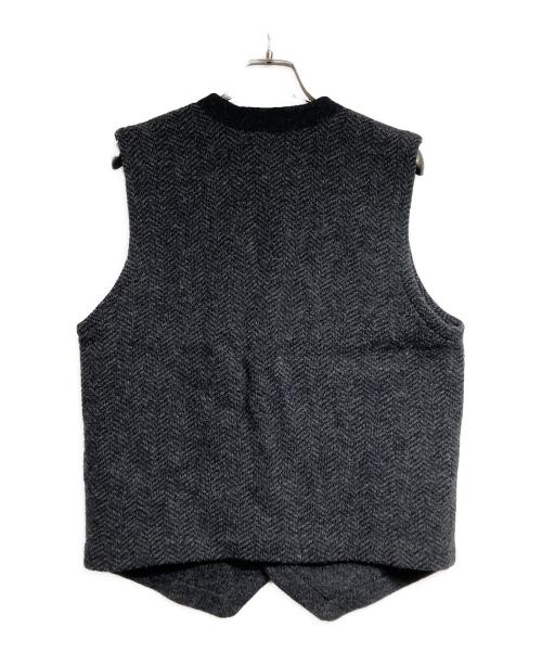 RRL（ダブルアールエル）RRL (ダブルアールエル) ウールヘリンボンジレ/Wool herringbone vest  グレー サイズ:Sの古着・服飾アイテム