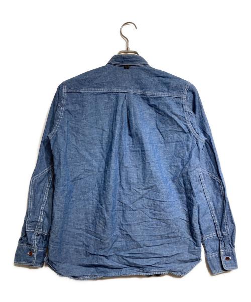 JUNYA WATANABE MAN（ジュンヤワタナベマン）JUNYA WATANABE MAN (ジュンヤワタナベマン) Chambray shirt/ポケット&ステッチシャンブレーシャツ インディゴ サイズ:XSの古着・服飾アイテム