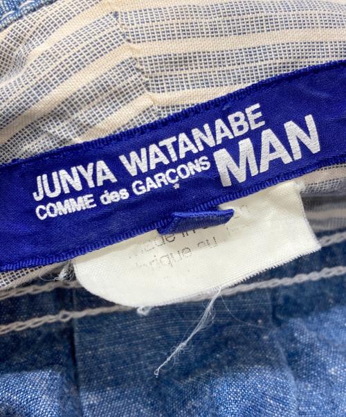 JUNYA WATANABE MAN（ジュンヤワタナベマン）JUNYA WATANABE MAN (ジュンヤワタナベマン) Chambray shirt/ポケット&ステッチシャンブレーシャツ インディゴ サイズ:XSの古着・服飾アイテム