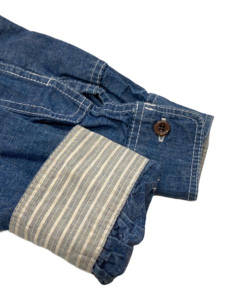 JUNYA WATANABE MAN（ジュンヤワタナベマン）JUNYA WATANABE MAN (ジュンヤワタナベマン) Chambray shirt/ポケット&ステッチシャンブレーシャツ インディゴ サイズ:XSの古着・服飾アイテム