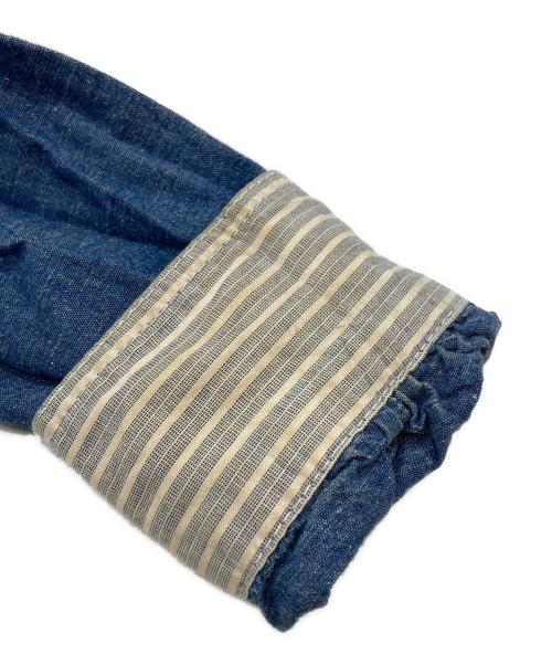 JUNYA WATANABE MAN（ジュンヤワタナベマン）JUNYA WATANABE MAN (ジュンヤワタナベマン) Chambray shirt/ポケット&ステッチシャンブレーシャツ インディゴ サイズ:XSの古着・服飾アイテム