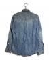 MARTIN MARGIELA (マルタン・マルジェラ) エルボーパッチデニムウエスタンシャツ/Denim Western Shirt with Elbow Patches ブルー サイズ:44：18000円