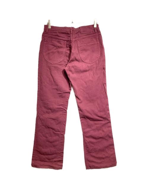 MARTIN MARGIELA（マルタン・マルジェラ）MARTIN MARGIELA (マルタン・マルジェラ) カルゼフレアデニム / Kersey flare jeans レッド サイズ:46の古着・服飾アイテム