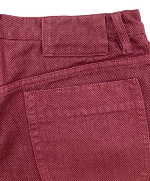 MARTIN MARGIELA（マルタン・マルジェラ）MARTIN MARGIELA (マルタン・マルジェラ) カルゼフレアデニム / Kersey flare jeans レッド サイズ:46の古着・服飾アイテム