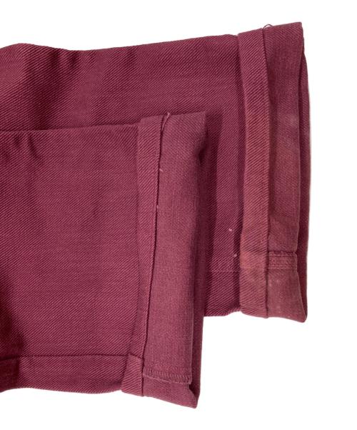 MARTIN MARGIELA（マルタン・マルジェラ）MARTIN MARGIELA (マルタン・マルジェラ) カルゼフレアデニム / Kersey flare jeans レッド サイズ:46の古着・服飾アイテム