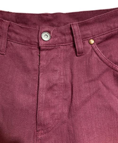 MARTIN MARGIELA（マルタン・マルジェラ）MARTIN MARGIELA (マルタン・マルジェラ) カルゼフレアデニム / Kersey flare jeans レッド サイズ:46の古着・服飾アイテム