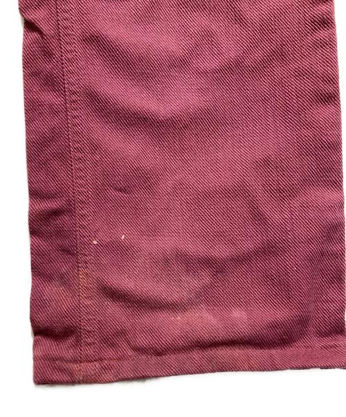 MARTIN MARGIELA（マルタン・マルジェラ）MARTIN MARGIELA (マルタン・マルジェラ) カルゼフレアデニム / Kersey flare jeans レッド サイズ:46の古着・服飾アイテム