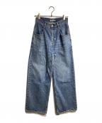 Plageプラージュ）の古着「R'IAM WIDE DENIM/リアム ワイドデニム」｜ブルー