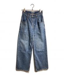 Plage（プラージュ）の古着「R'IAM WIDE DENIM/リアム ワイドデニム」｜ブルー
