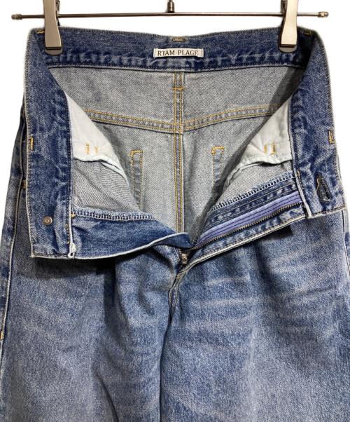 Plage（プラージュ）Plage (プラージュ) R'IAM WIDE DENIM/リアム ワイドデニム ブルー サイズ:36の古着・服飾アイテム