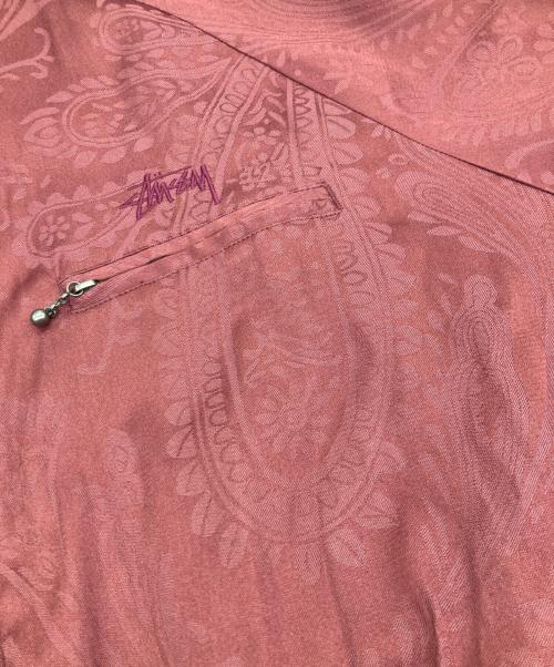 stussy（ステューシー）stussy (ステューシー) PAISLEY BRYAN JACKET レッド サイズ:Mの古着・服飾アイテム