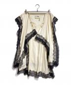 PRANK PROJECTプランクプロジェクト）の古着「Square Pattern Skirt OP/スクエアパターンスカート」｜ベージュ