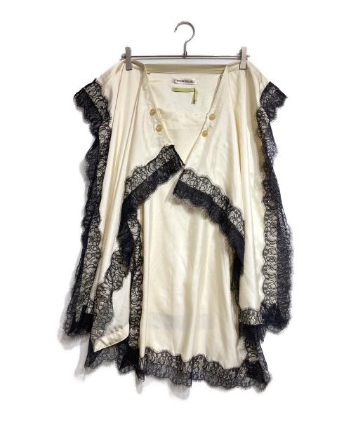 PRANK PROJECT（プランクプロジェクト）PRANK PROJECT (プランクプロジェクト) Square Pattern Skirt OP/スクエアパターンスカート ベージュ サイズ:FREEの古着・服飾アイテム