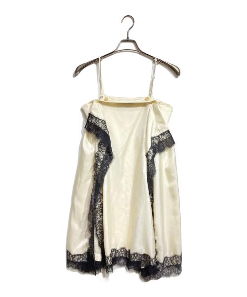 PRANK PROJECT（プランクプロジェクト）PRANK PROJECT (プランクプロジェクト) Square Pattern Skirt OP/スクエアパターンスカート ベージュ サイズ:FREEの古着・服飾アイテム