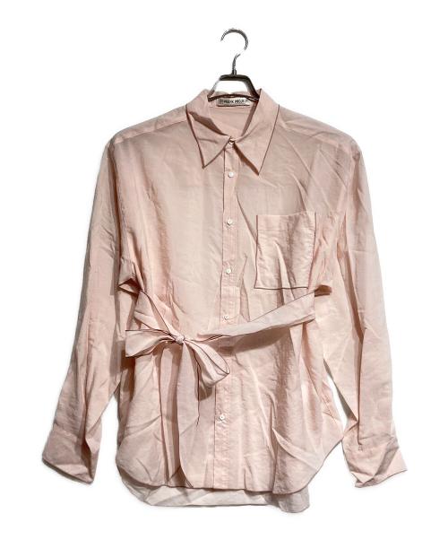 PRANK PROJECT（プランクプロジェクト）PRANK PROJECT (プランクプロジェクト) Contrast Trim Sheer Shirt/コントラストトリムシア―シャツ ピンク サイズ:FREEの古着・服飾アイテム