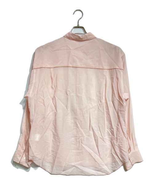 PRANK PROJECT（プランクプロジェクト）PRANK PROJECT (プランクプロジェクト) Contrast Trim Sheer Shirt/コントラストトリムシア―シャツ ピンク サイズ:FREEの古着・服飾アイテム