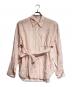 PRANK PROJECT（プランクプロジェクト）の古着「Contrast Trim Sheer Shirt/コントラストトリムシア―シャツ」｜ピンク