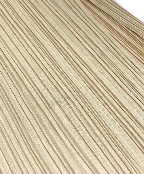 PLEATS PLEASE（プリーツプリーズ）PLEATS PLEASE (プリーツプリーズ) プリーツミニワンピ/Pleated mini dress ベージュ サイズ:3の古着・服飾アイテム