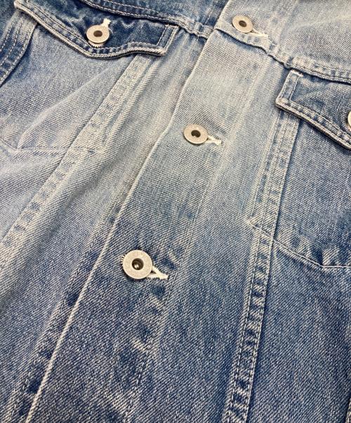 A BATHING APE（アベイシングエイプ）A BATHING APE (アベイシングエイプ) シャーク刺繍デニムトラッカージャケット インディゴ サイズ:Sの古着・服飾アイテム