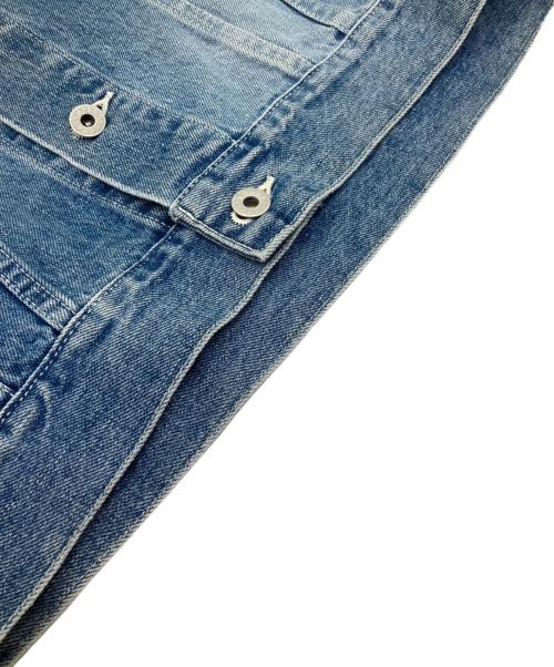 A BATHING APE（アベイシングエイプ）A BATHING APE (アベイシングエイプ) シャーク刺繍デニムトラッカージャケット インディゴ サイズ:Sの古着・服飾アイテム