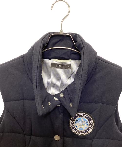 FOXEY（フォクシー）FOXEY (フォクシー) ダウンベスト ネイビー サイズ:40の古着・服飾アイテム