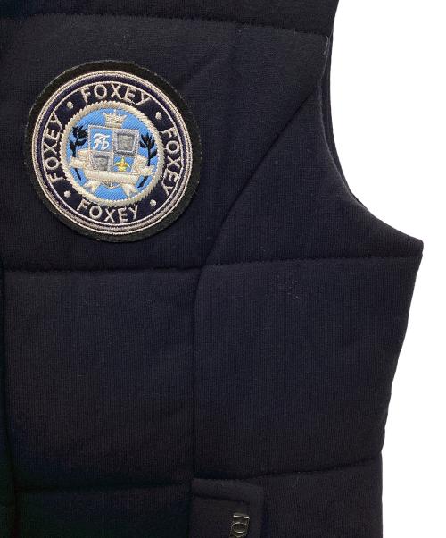 FOXEY（フォクシー）FOXEY (フォクシー) ダウンベスト ネイビー サイズ:40の古着・服飾アイテム
