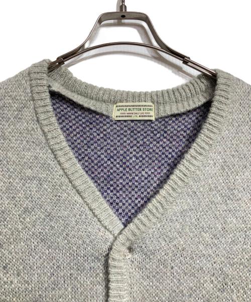 APPLE BUTTER STORE（アップルバターストア）APPLE BUTTER STORE COMFORTABLE REASON (コンフォータブルリーズン) 別注Floating Modern Cardigan/フローティングモダンカーディガン グレー サイズ: L/XLの古着・服飾アイテム