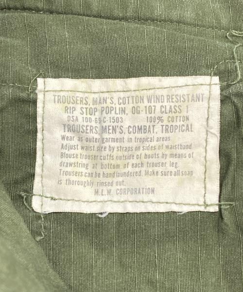 US ARMY（ユーエスアーミー）US ARMY (ユーエスアーミー) ジャングルファティーグパンツ/Jungle Fatigue Pants オリーブ サイズ:REGULAR MEDIUMの古着・服飾アイテム