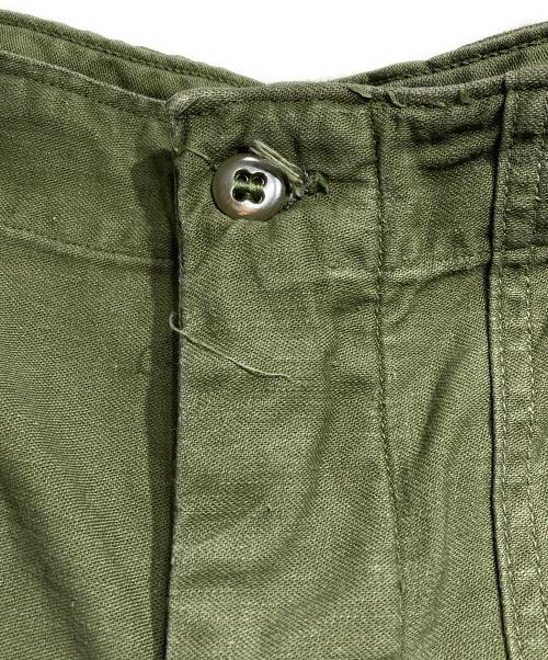 US ARMY（ユーエスアーミー）US ARMY (ユーエスアーミー) 60'sコットンサテンベイカーパンツ/Cotton Sateen Baker Pants オリーブ サイズ:38×31の古着・服飾アイテム