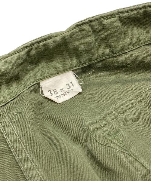 US ARMY（ユーエスアーミー）US ARMY (ユーエスアーミー) 60'sコットンサテンベイカーパンツ/Cotton Sateen Baker Pants オリーブ サイズ:38×31の古着・服飾アイテム