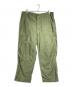 US ARMY（ユーエスアーミー）の古着「60'sコットンサテンベイカーパンツ/Cotton Sateen Baker Pants」｜オリーブ