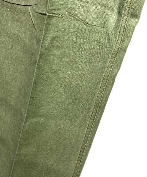 US ARMY（ユーエスアーミー）US ARMY (ユーエスアーミー) 50'sコットンサテンベイカーパンツ/Cotton Sateen Baker Pants オリーブ サイズ:不明の古着・服飾アイテム