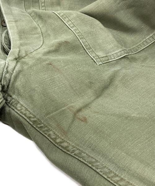 US ARMY（ユーエスアーミー）US ARMY (ユーエスアーミー) 50'sコットンサテンベイカーパンツ/Cotton Sateen Baker Pants オリーブ サイズ:不明の古着・服飾アイテム