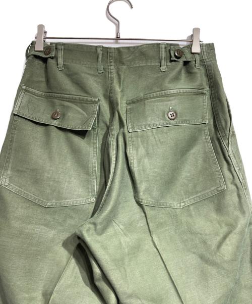 US ARMY（ユーエスアーミー）US ARMY (ユーエスアーミー) 50'sコットンサテンベイカーパンツ/Cotton Sateen Baker Pants オリーブ サイズ:不明の古着・服飾アイテム