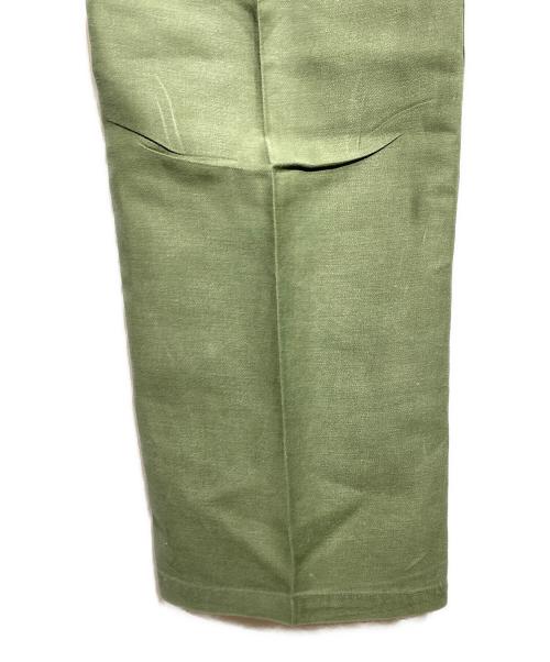 US ARMY（ユーエスアーミー）US ARMY (ユーエスアーミー) 50'sコットンサテンベイカーパンツ/Cotton Sateen Baker Pants オリーブ サイズ:不明の古着・服飾アイテム