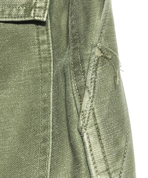 US ARMY（ユーエスアーミー）US ARMY (ユーエスアーミー) 50'sコットンサテンベイカーパンツ/Cotton Sateen Baker Pants オリーブ サイズ:不明の古着・服飾アイテム