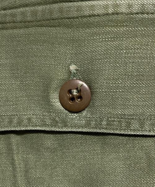 US ARMY（ユーエスアーミー）US ARMY (ユーエスアーミー) 50'sコットンサテンベイカーパンツ/Cotton Sateen Baker Pants オリーブ サイズ:不明の古着・服飾アイテム