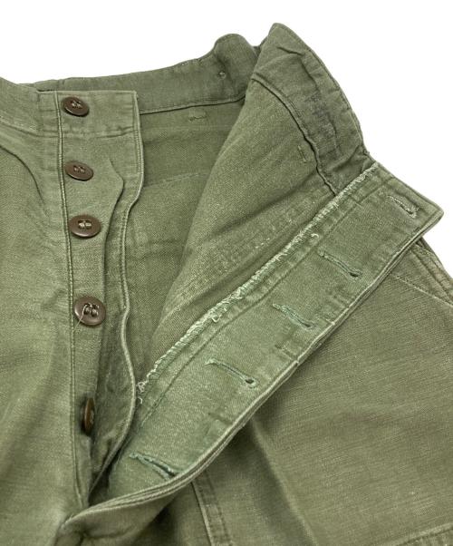 US ARMY（ユーエスアーミー）US ARMY (ユーエスアーミー) 50'sコットンサテンベイカーパンツ/Cotton Sateen Baker Pants オリーブ サイズ:不明の古着・服飾アイテム